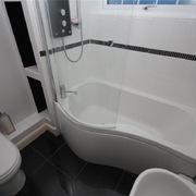 New bathroom suite, flooring & tiling