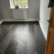 Herringbone flooring & decorating
