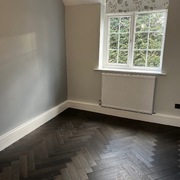 Herringbone flooring & decorating